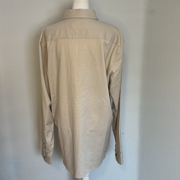 NWT Linksoul Button Down Del Mar Shirt Bone - Picture 5 of 7